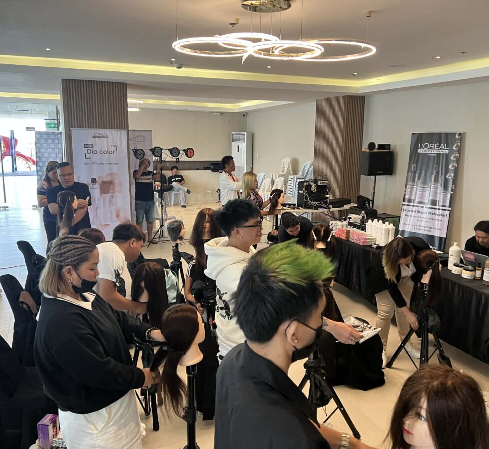 Team at the Loreal Training