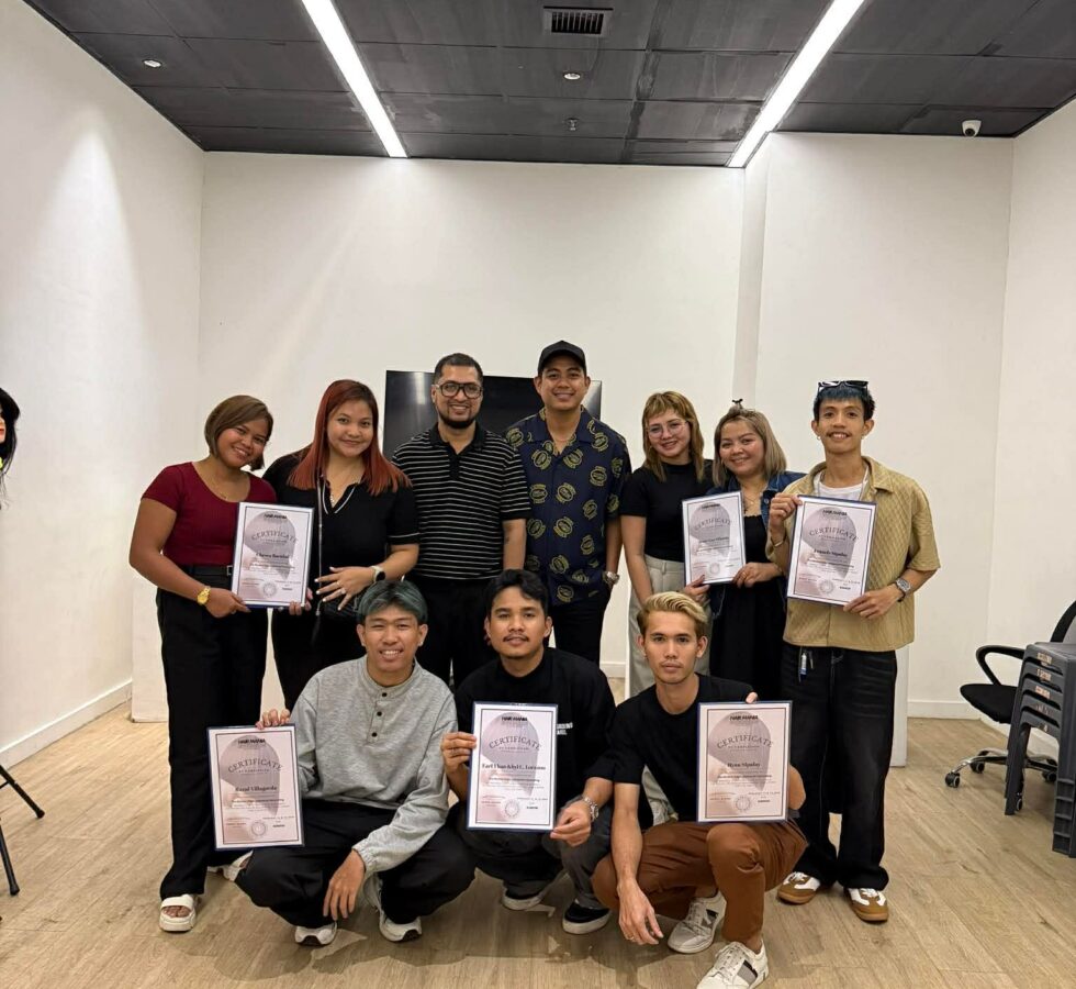 Team at the Harry Acuña Haircut Training